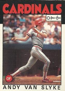 1986 O-Pee-Chee Baseball Cards 033      Andy Van Slyke